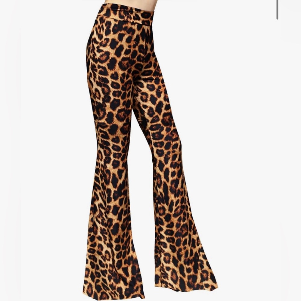 Animal Print Bell Bottoms